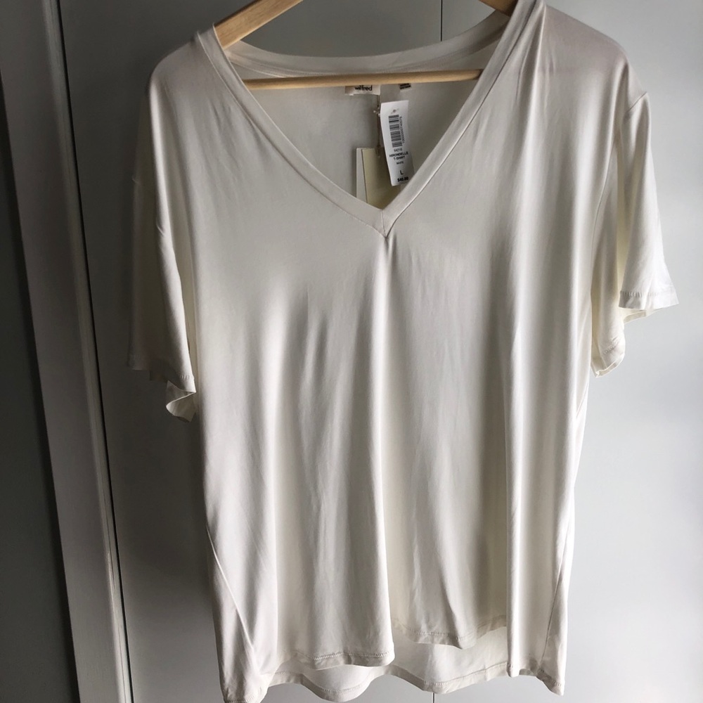 Wilfred Hirondelle oversized white t-shirt, size L